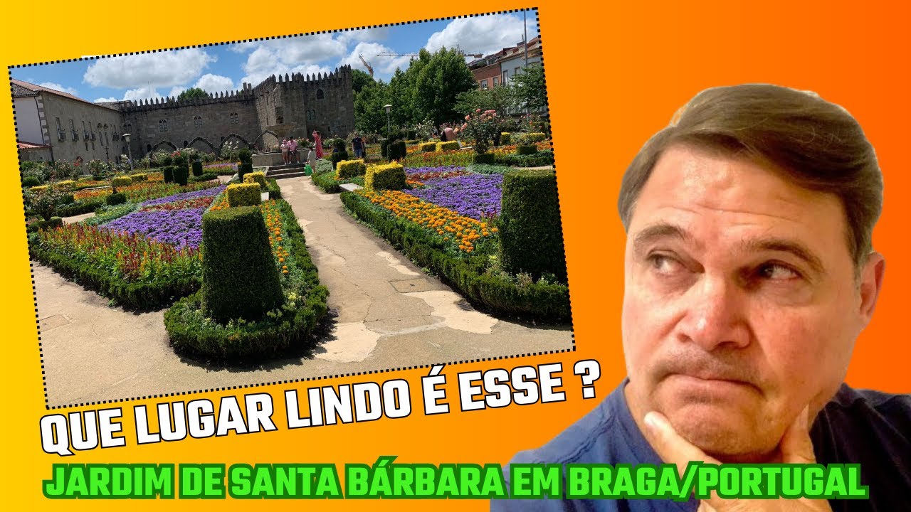 Jardim de Santa Bárbara em Braga/Portugal