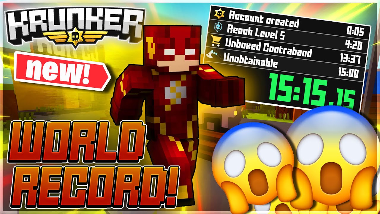 SPEEDRUNNING KRUNKER.IO AGAIN?.. (NEW WORLD RECORD!)