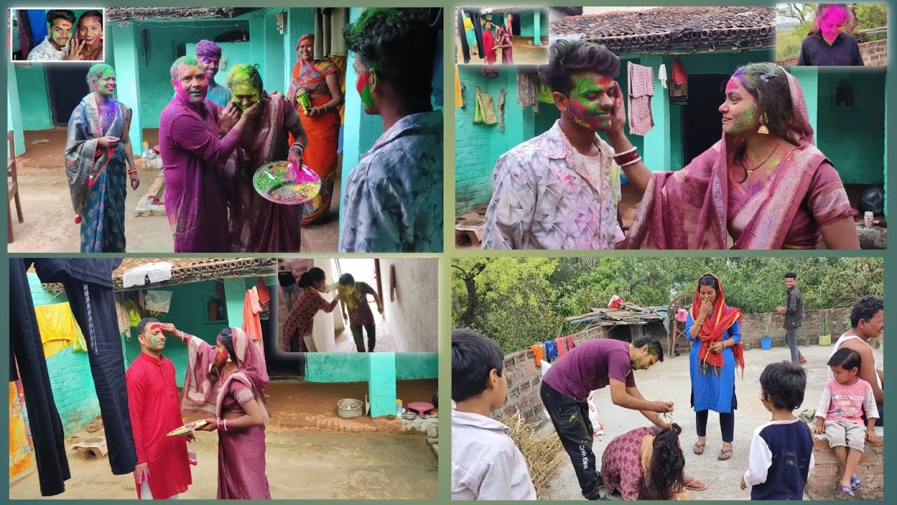 Holi Vlog India 😍 || Aaj To Jija Ji Nahi Chorege Meri Wife Ko 🥹 @Anishsmilevlogs