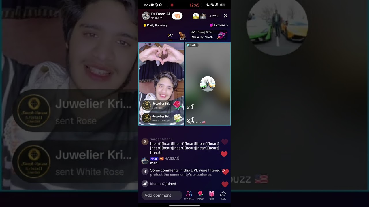 Dr eman live match with hot girl😍| Dr eman ny ki gandi baty 😆