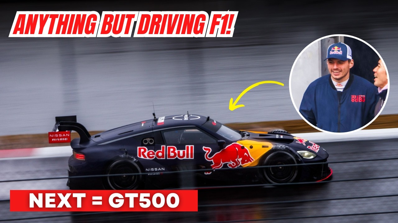 Max Verstappen SPOTTED Driving a Japanese GT500 Car in the Rain&hellip; Anything BUT an F1 Car 😂