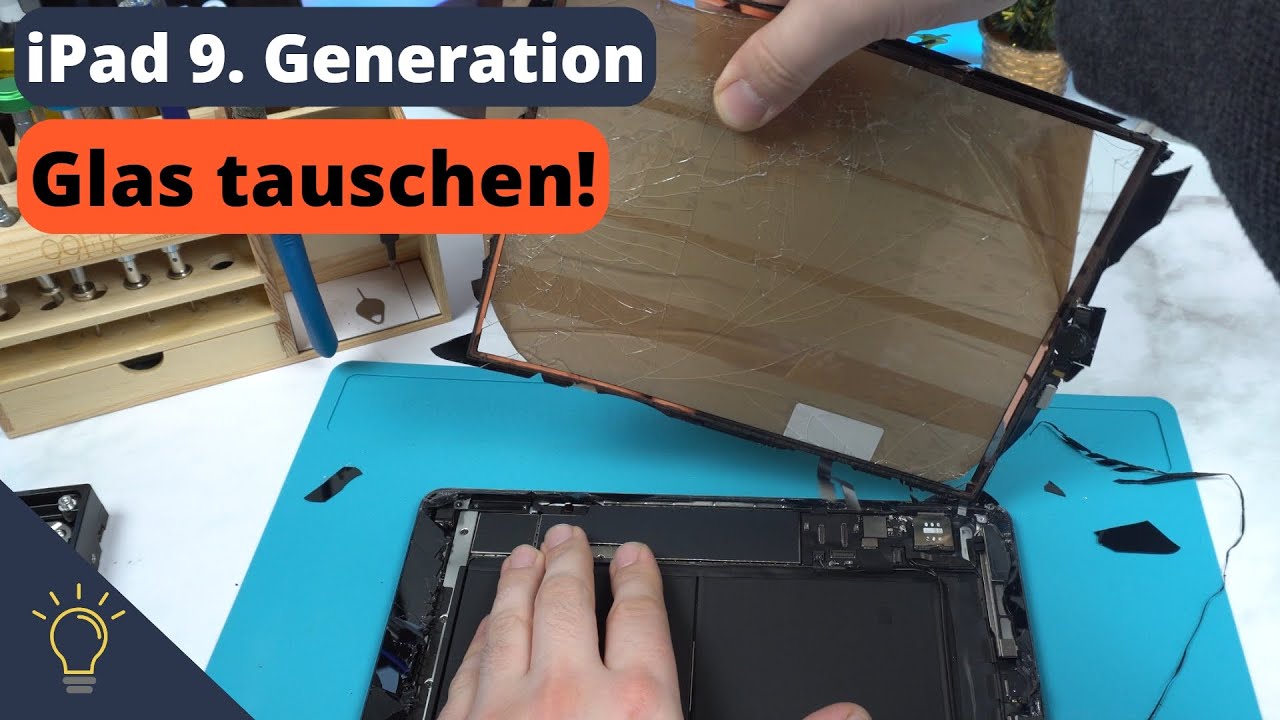 iPad 9 (2021) Glas Wechseln Tauschen für unter 50€ reparieren [Deutsch] Disassembly