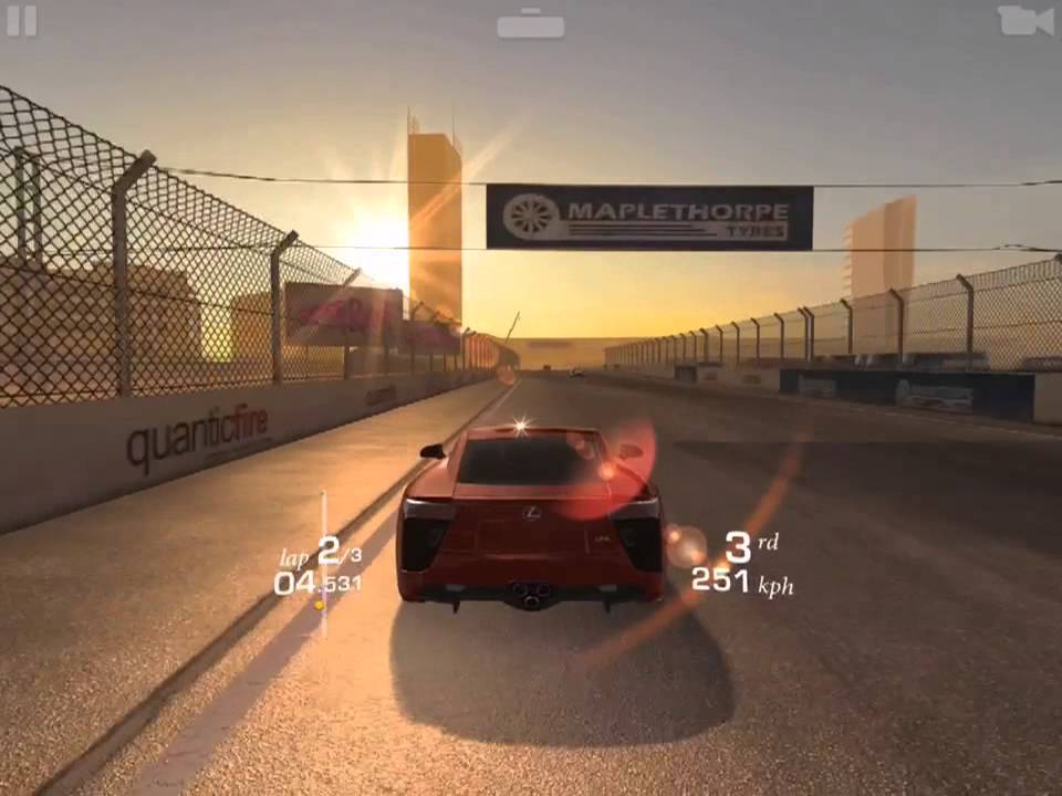 [iOS] Real Racing 3   Lexus LFA, Twilight Races at the Dubai