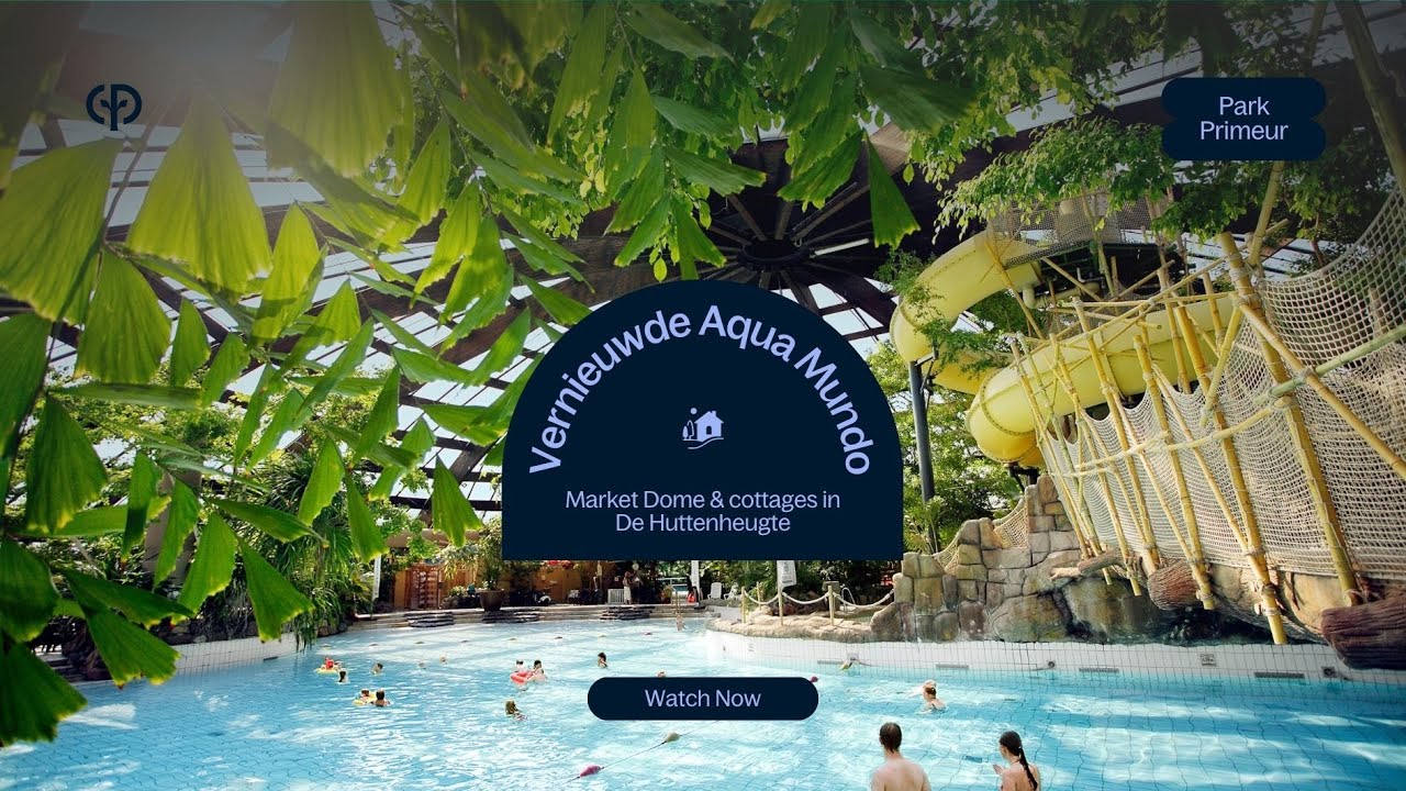 Vernieuwde Aqua Mundo, Market Dome en cottages in De Huttenheugte | Park Primeur | Center Parcs