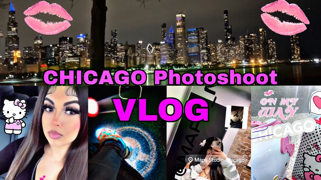 Come with me to my Chicago photoshoot  : VLOG / GRWM