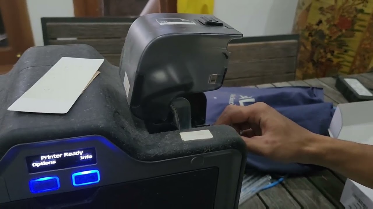 Cara cetak dan setting mesin cetak kartu HID FARGO HDP5000 |  RFID Em Mifare HID dan Lainnya  #ASMR