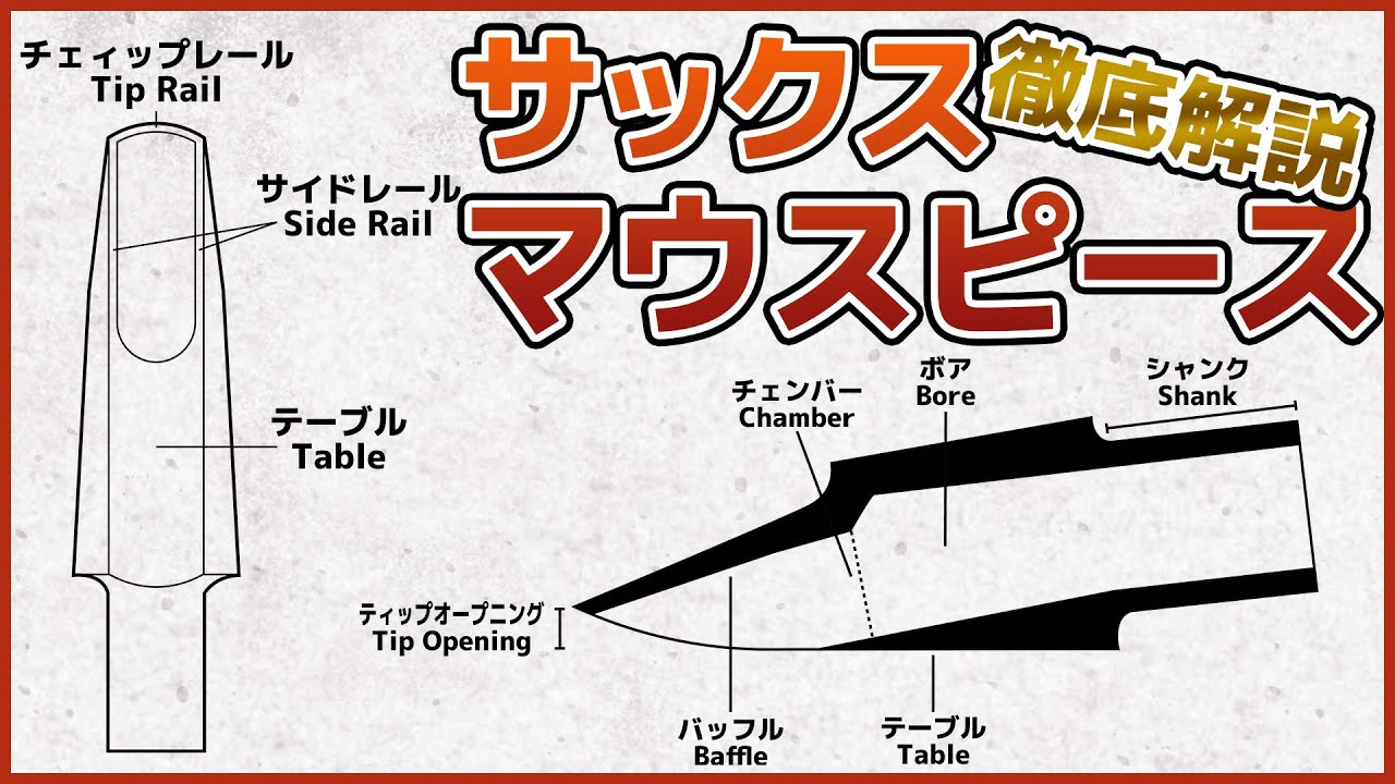 音や吹き心地が変わる！サックスのマウスピース徹底解説！