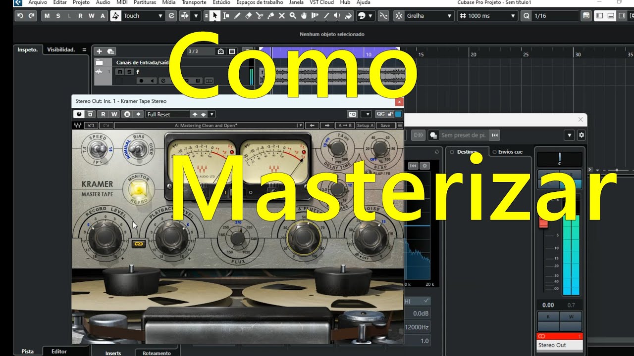 COMO MASTERIZAR COM BRILHO NO CUBASE