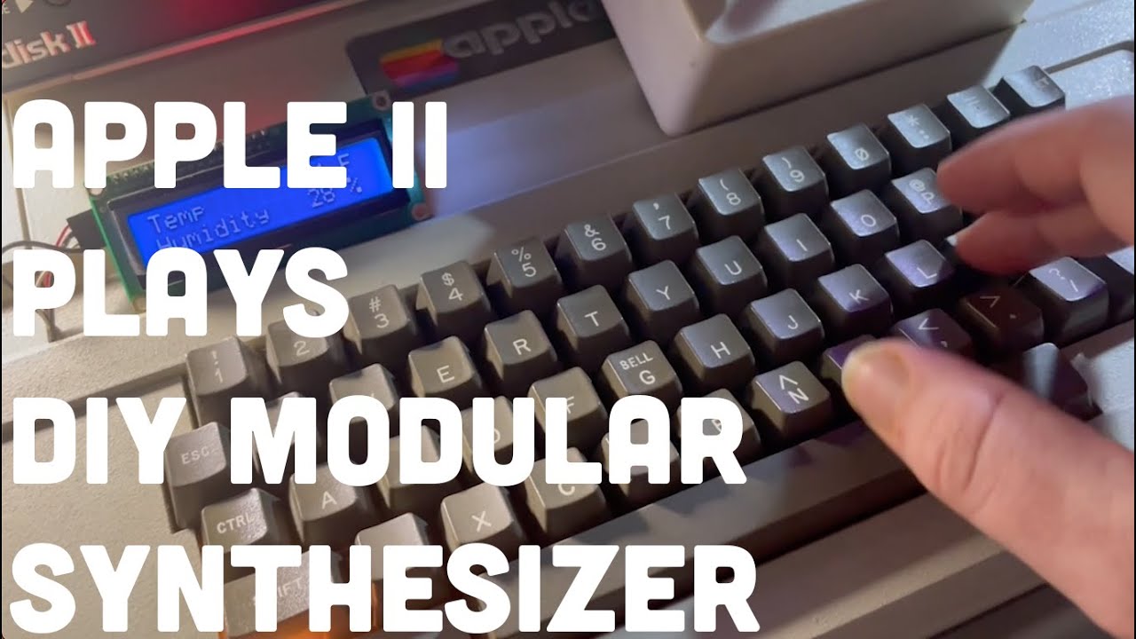 Apple II Plays a DIY Modular Synthesizer