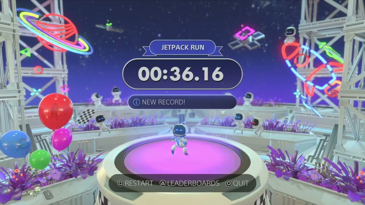 ASTRO's PLAYROOM Jetpack Speedrun 36.16 [Former Tied World Record]