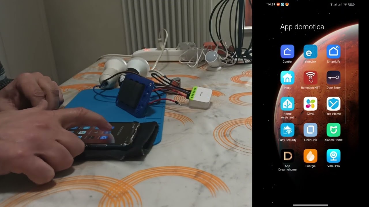 Come realizzare un relè a commutazione smart con un Sonoff MINI DUO per comandare 2 punti luce.