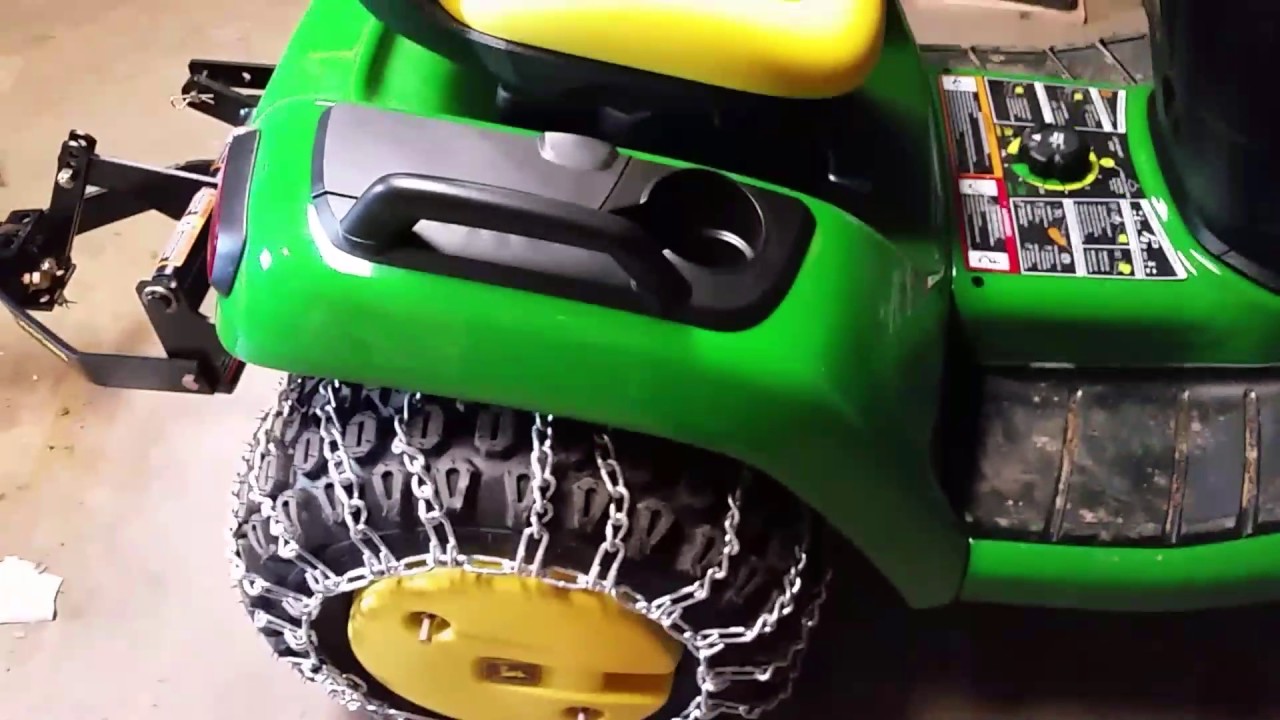 John Deere X580 walk around