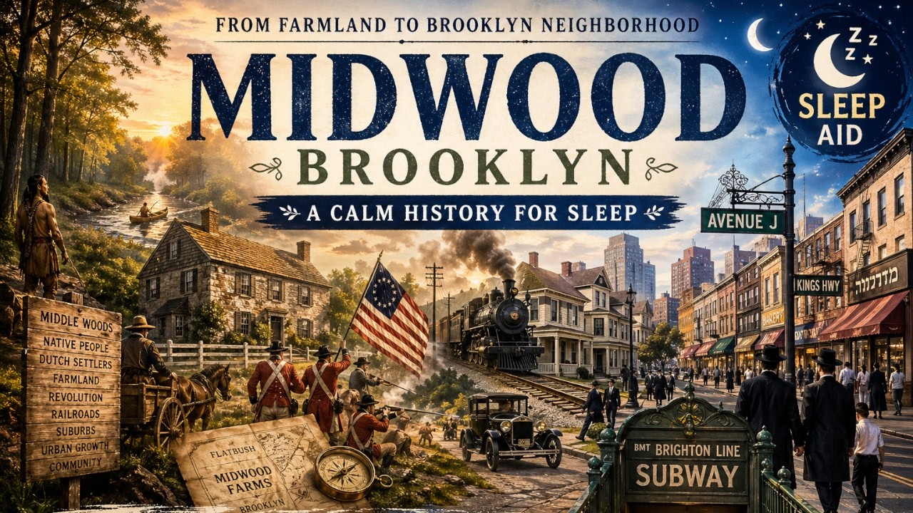 Midwood Brooklyn History for Sleep 😴 | Calm Documentary from Farmland to NYC Neighborhood