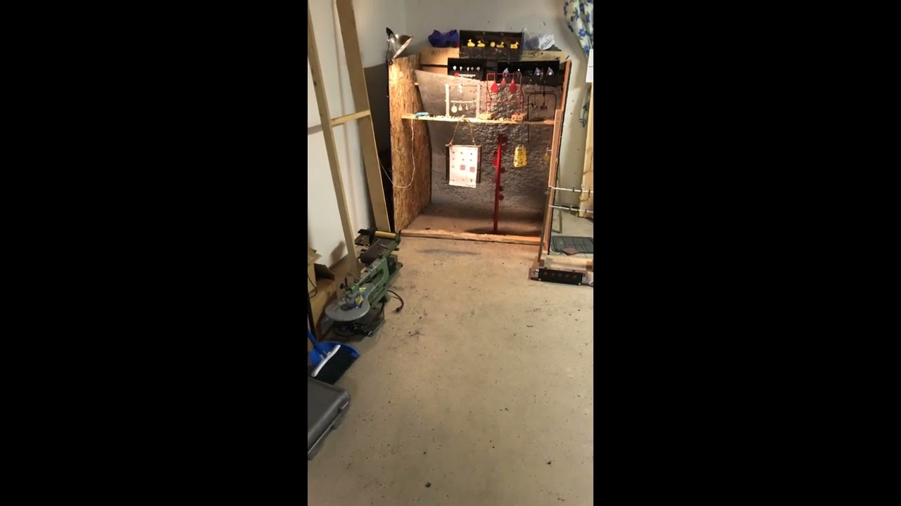 Indoor basement shooting gallery 😎