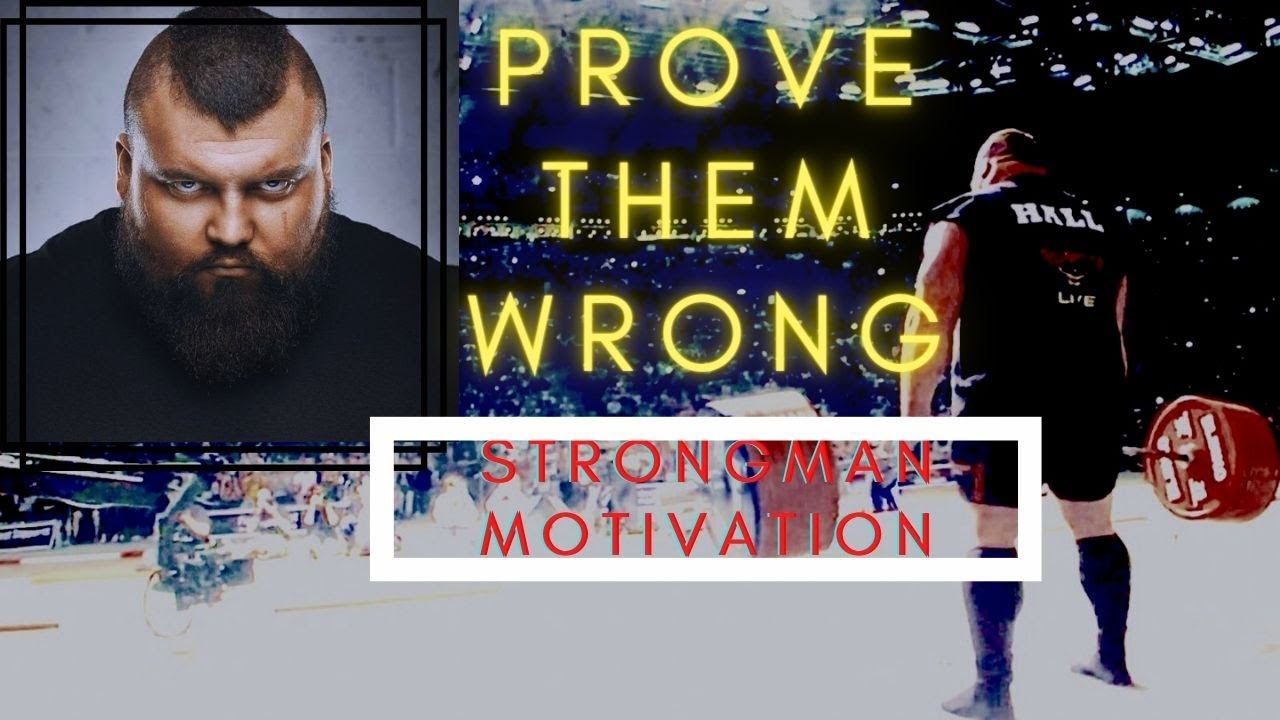 Prove them wrong- be OBSESSED | Eddie Hall | STRONGMAN MOTIVATION