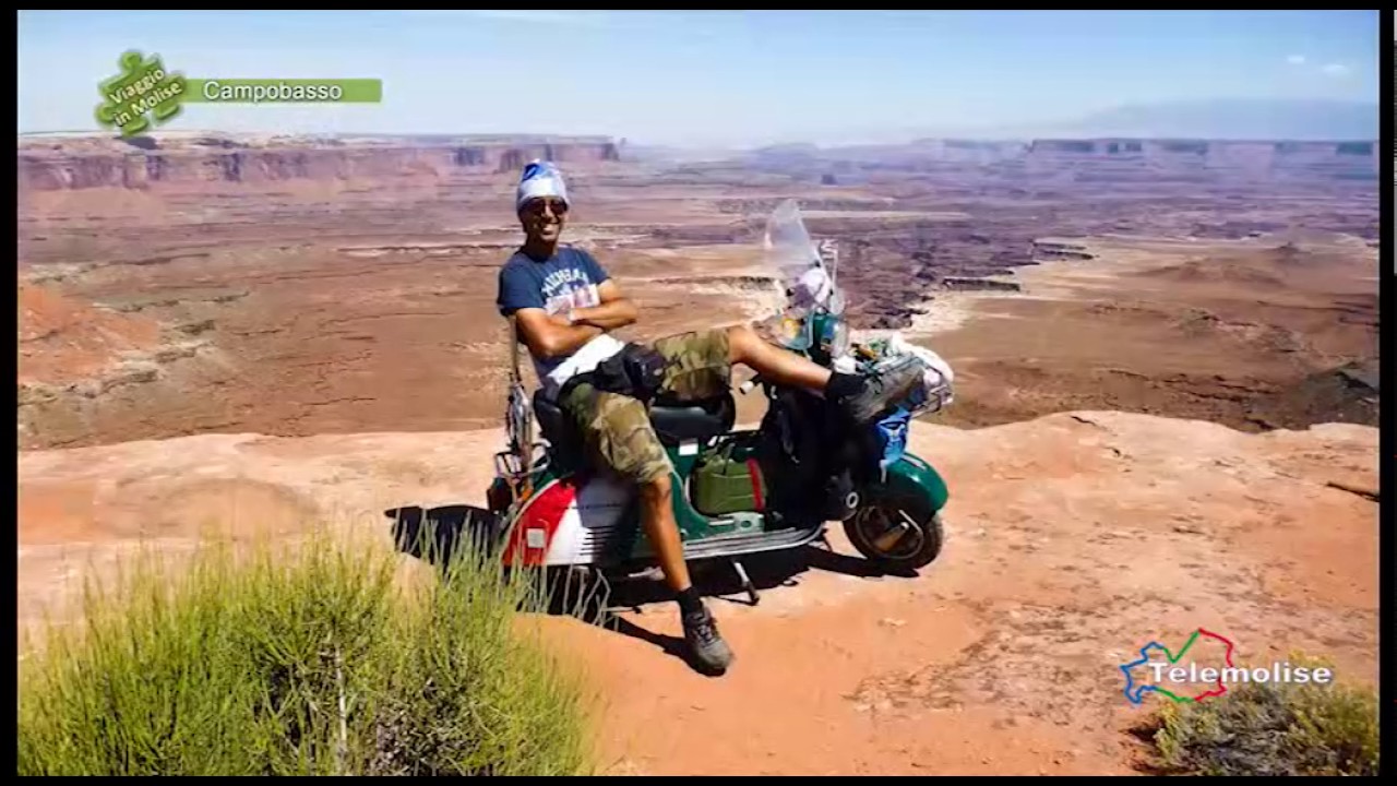 Ilario Lavarra, in Vespa attraverso  - ”21 Americhe” - Campobasso - Viaggio in Molise - Puntata 4588