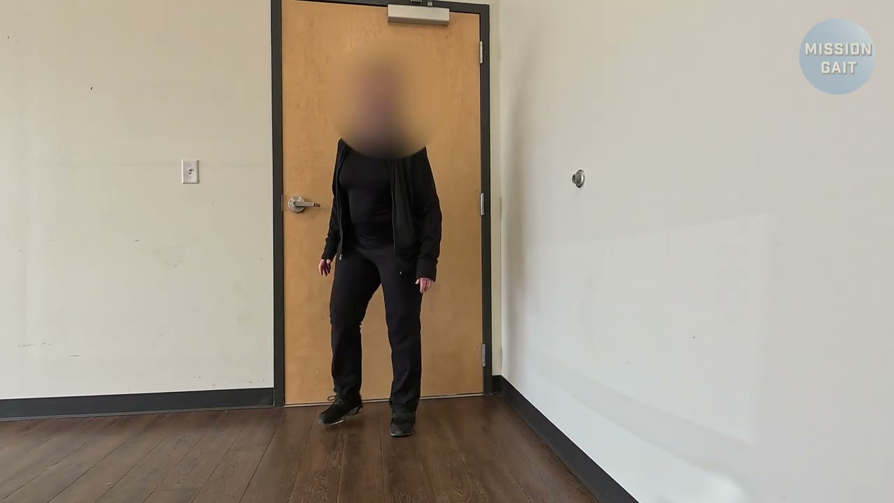 Gait Demonstration with Rheumatoid Arthritis and Balance Disorder