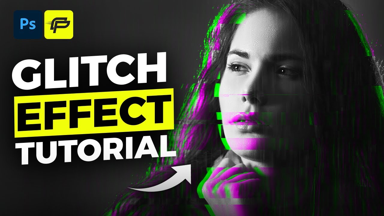 How to make Glitch Effect on Photoshop, Quick Glitch photo effect tutorial on Photoshop | Quickpixel