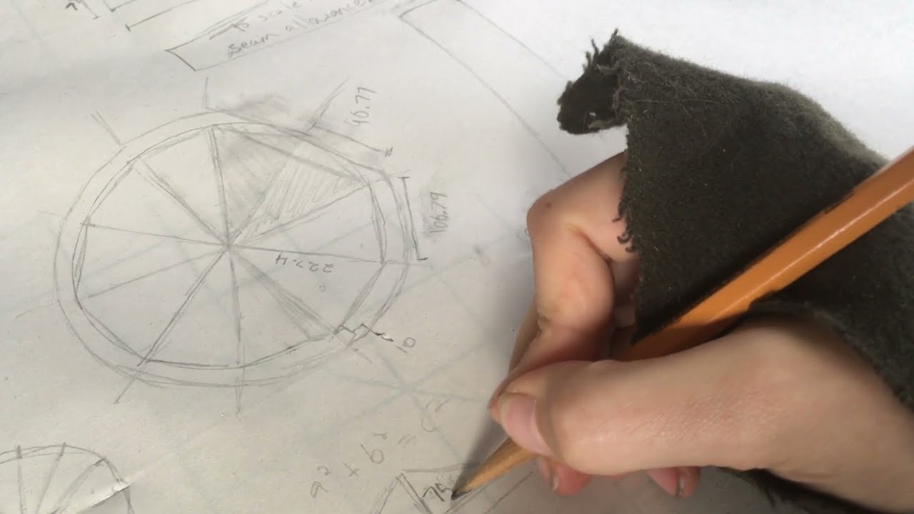 The Making of a Bell Tent ~ Part 1  (figuring, measuring, cutting canvas) [unintentional ASMR]
