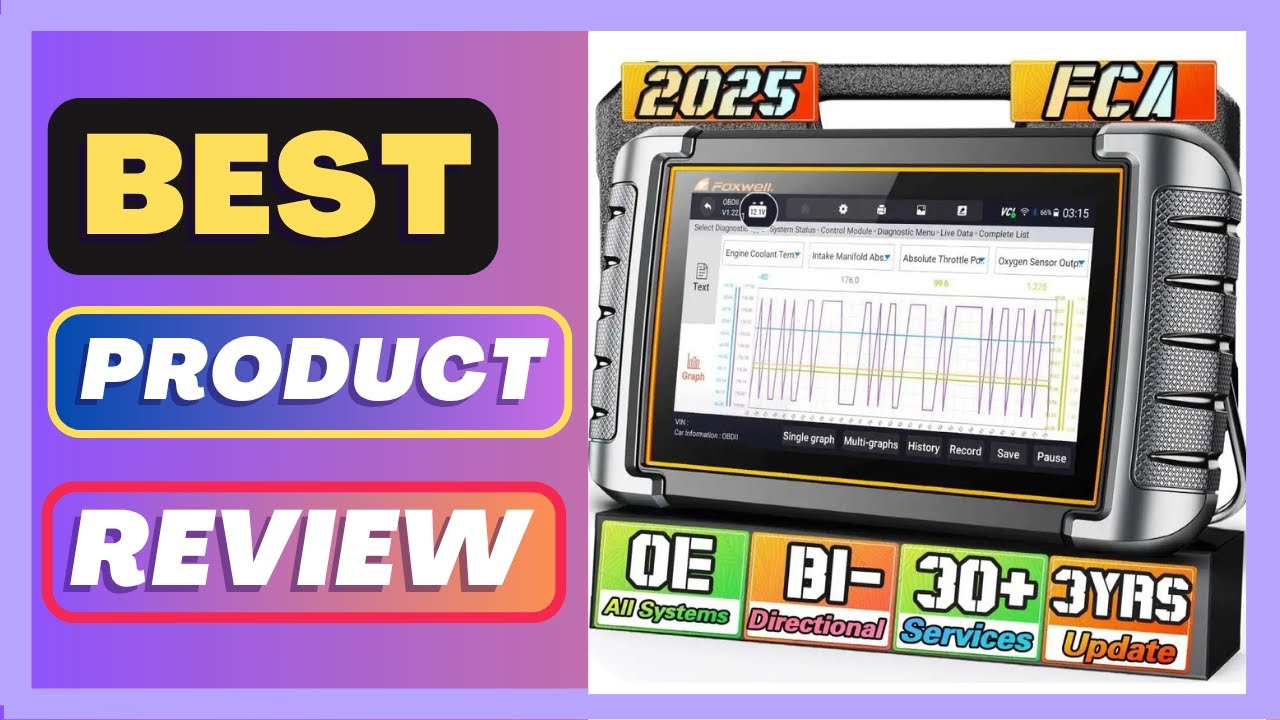 Best FOXWELL NT809 OBD2 Automotive Scanner Bi-directional