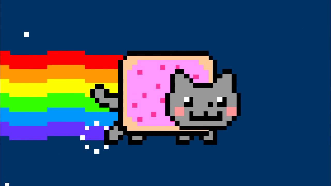 Gato Tostada Arcoiris HD