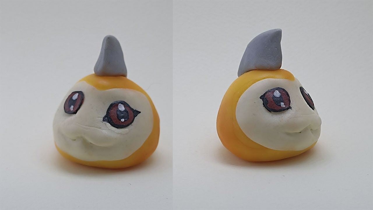 sculpting Tunomon / Digimon Adventure #digimon #digitalmonsters #porcelanafría  #anime #3dmodeling