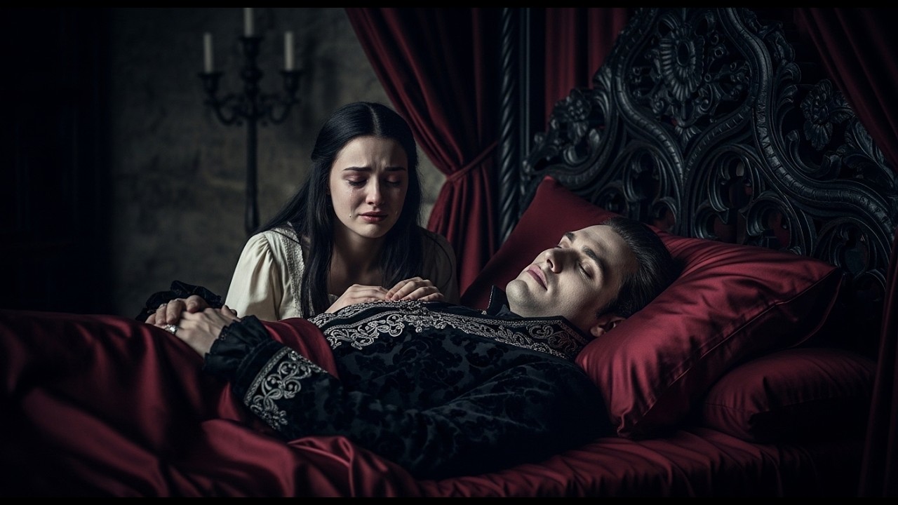The Vampire King Pretended to Sleep to Test His Maid — What She Did in the Dark Left Him Speechless