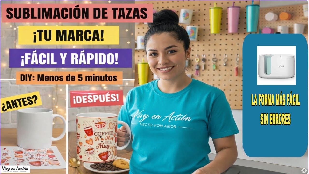 Sublimar tazas desde cero: fácil y paso a paso