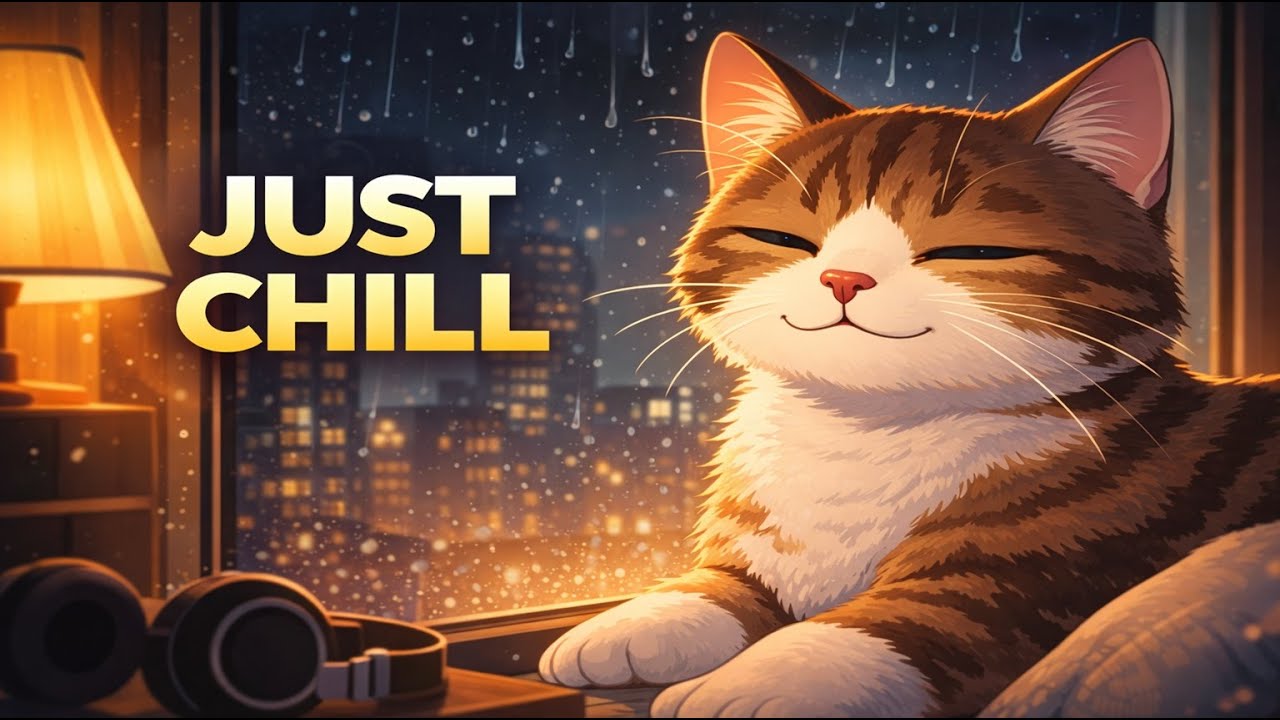 Cozy Rainy Night LoFi ☔ Warm Beats for Study, Focus & Sleep | 1+ Hour Chillhop Mix
