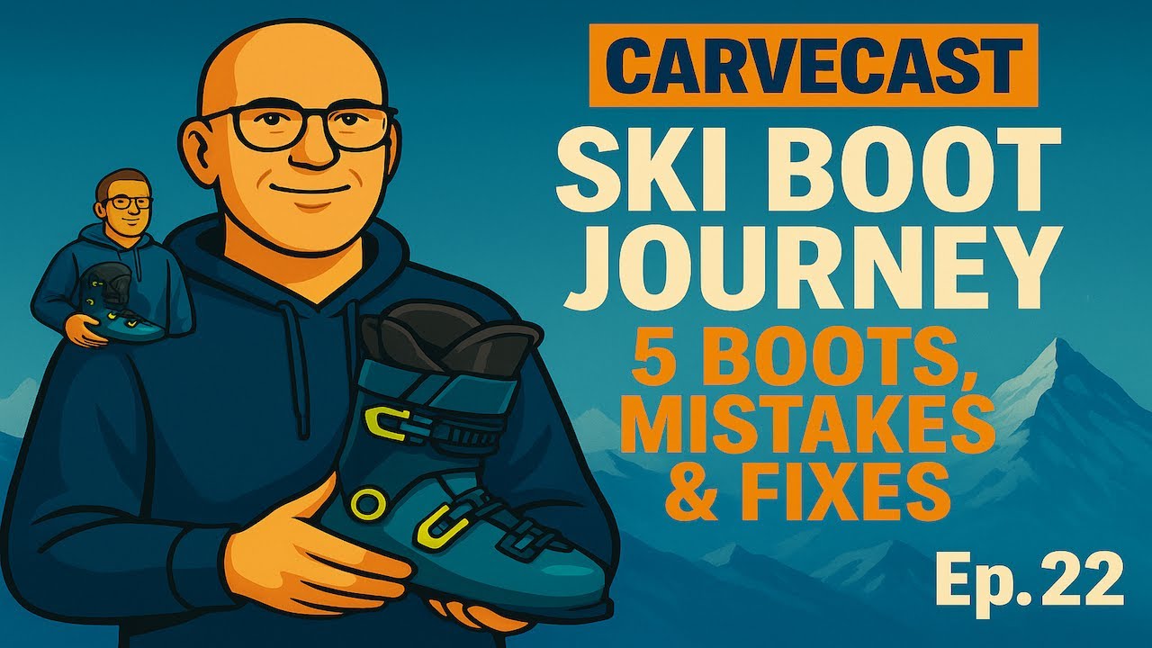 Carve Cast Episode 22 - Ski Boot Journey: How I Found the Perfect Fit & BOA vs Buckles!