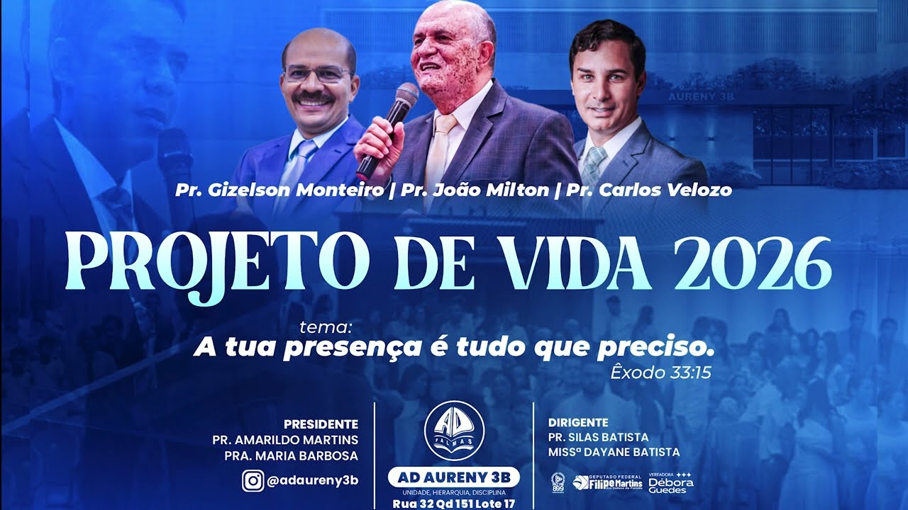 Projeto de Vida 2026 | Pastor João Milton - Parte 2