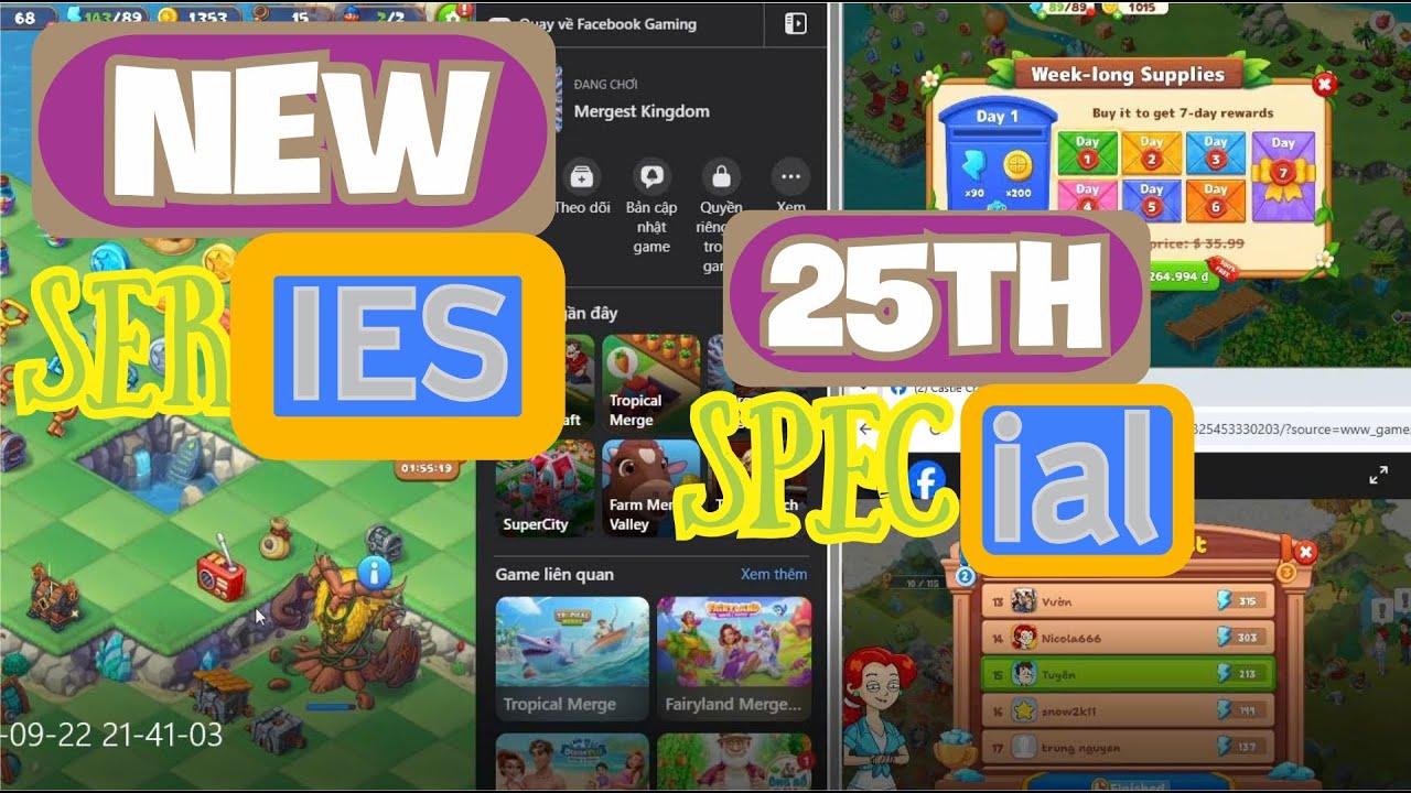 25TH VIDEO SPECIAL -- Playing three games at once