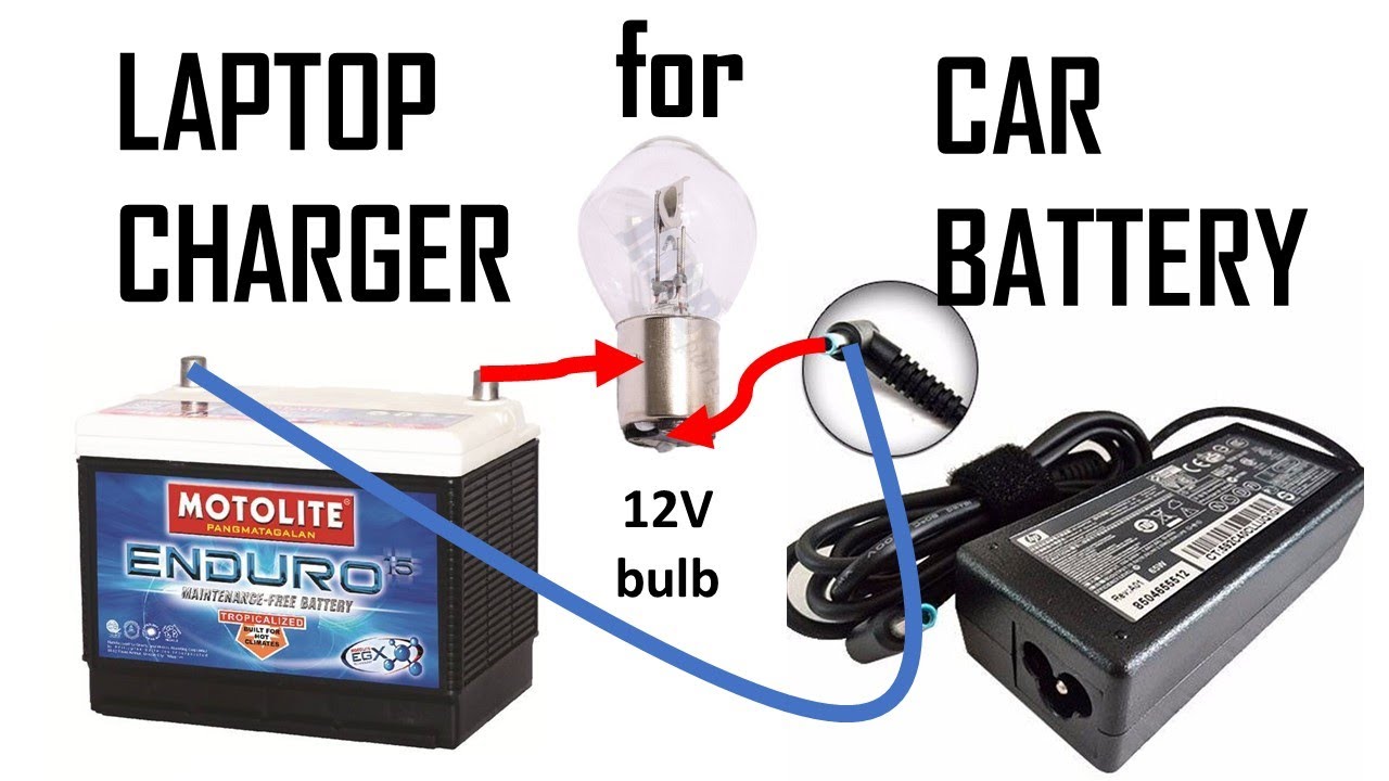 Laptop Charger para e charge ang battery ng sasakyan? (Tagalog w/ Eng sub Tutorial)