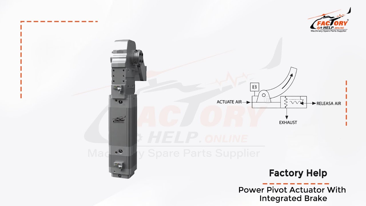 Factory Help - Power Pivot Actuator with Integrated Brake