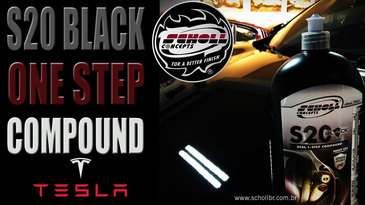 S20 BLACK SCHOLL CONCEPTS ON TESLA S - ONE STEP POLISHING