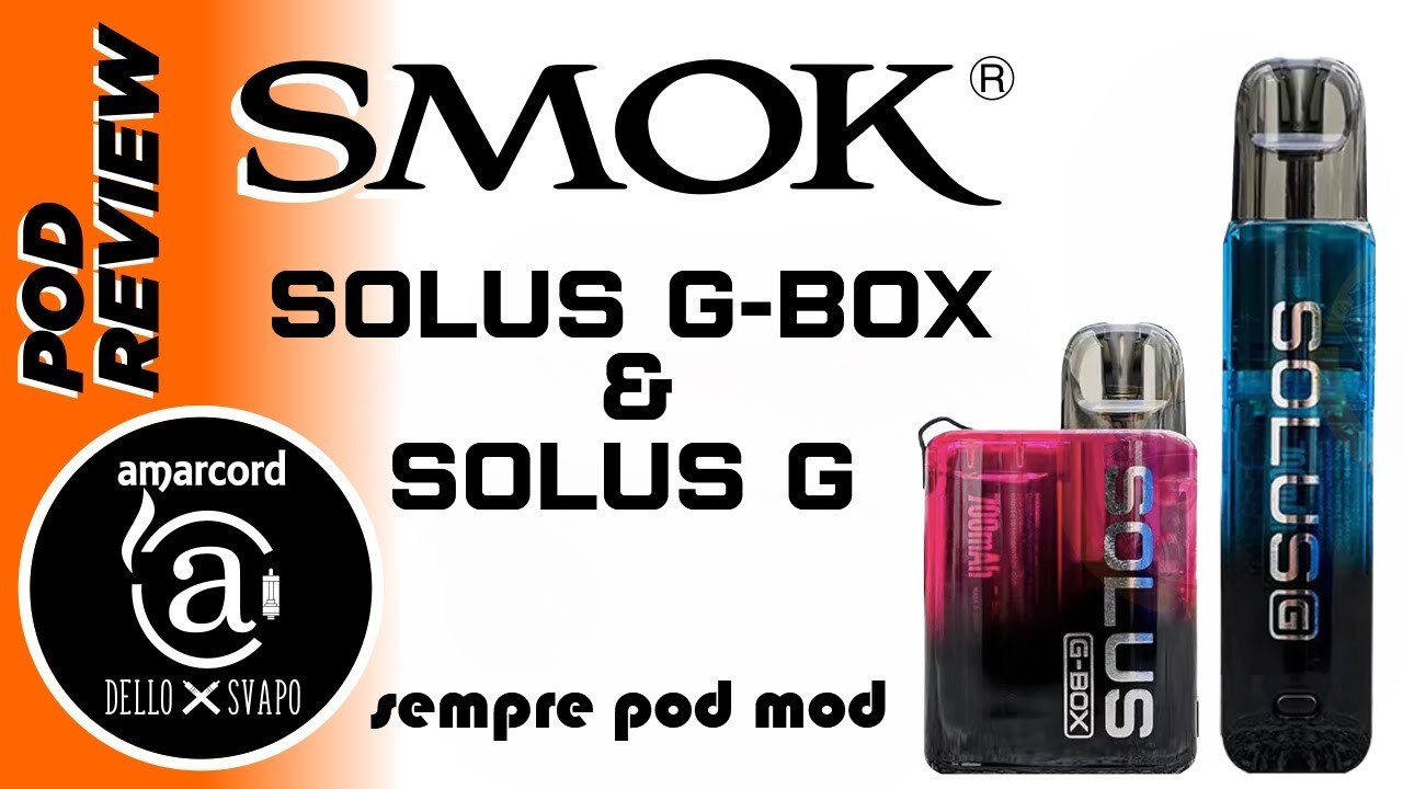 Solus G Kit & Solus G-Box Kit by Smok - Amarcord Channel Review 2023