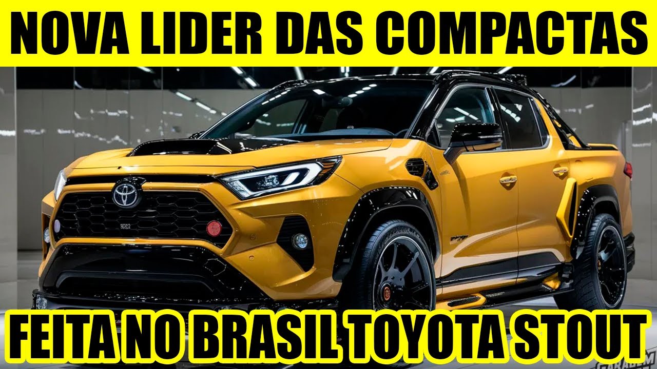 NOVA PICAPE COMPACTA TOYOTA STOUT TER&Aacute; C&Acirc;MBIO DE PICAPE MESMO