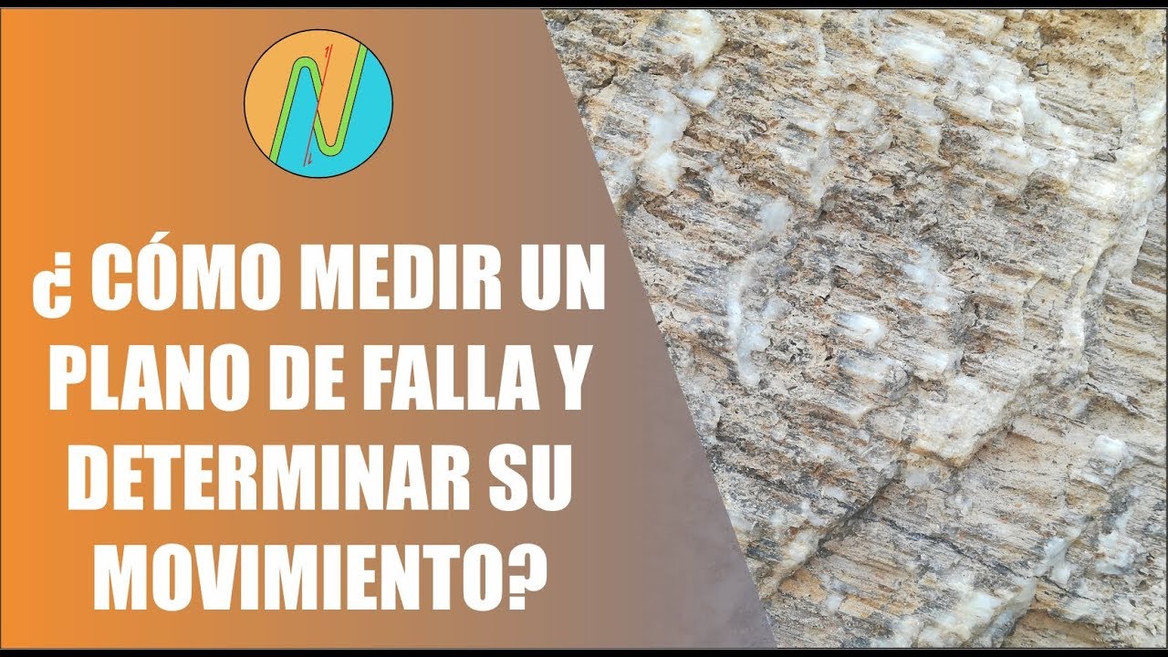 Como medir un plano de falla y determinar su movimiento