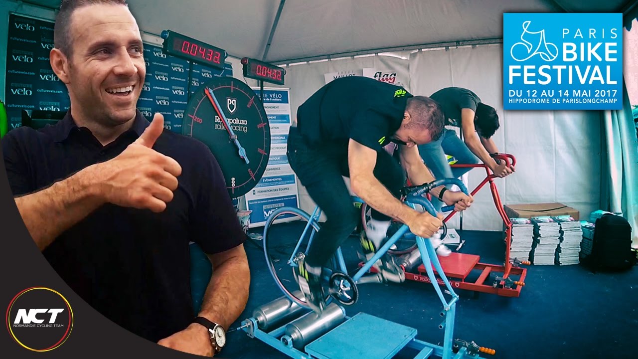 On défie François Pervis au Paris Bike Festival