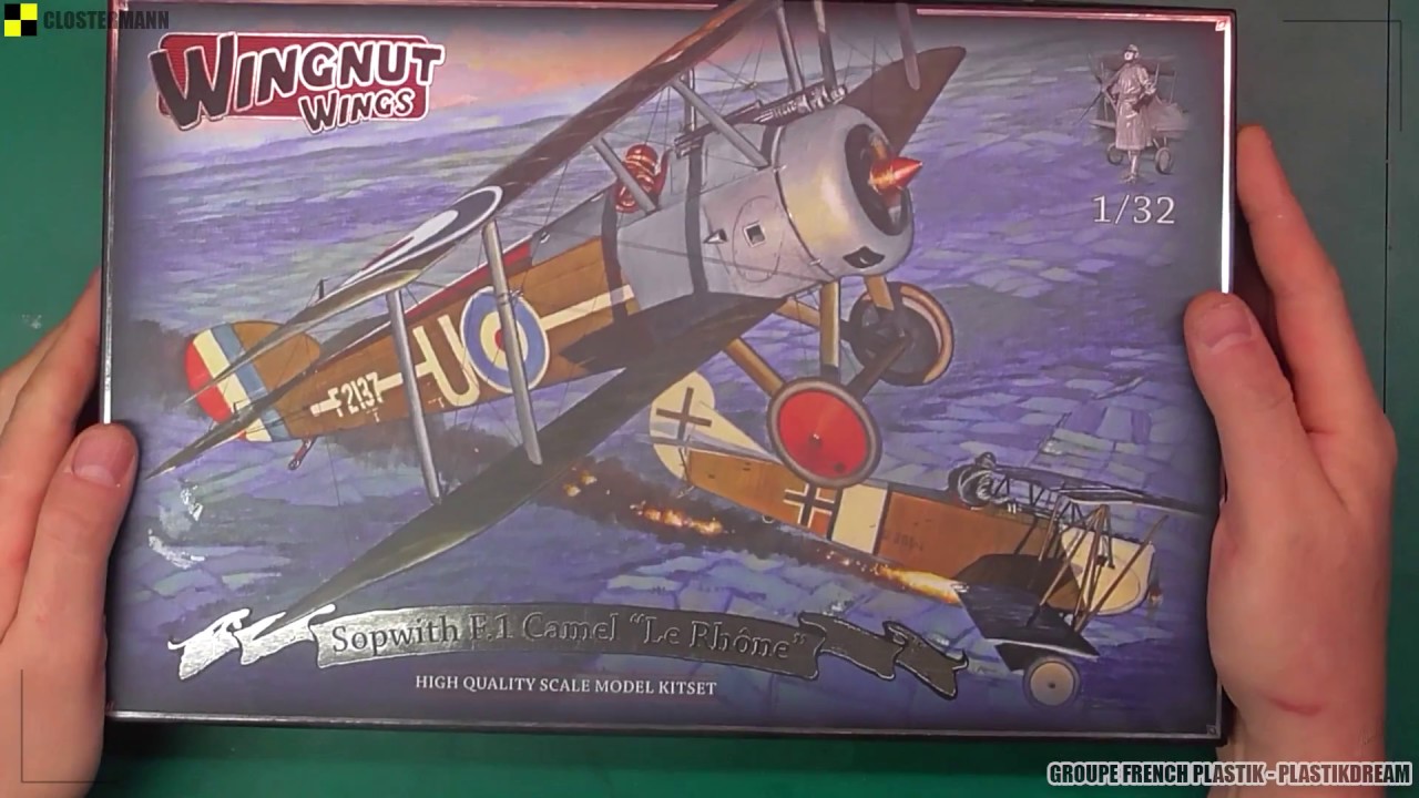 📦 #Plastikdream maquette: Unboxing Wingnuts Wing Sopwith F1 Camel 