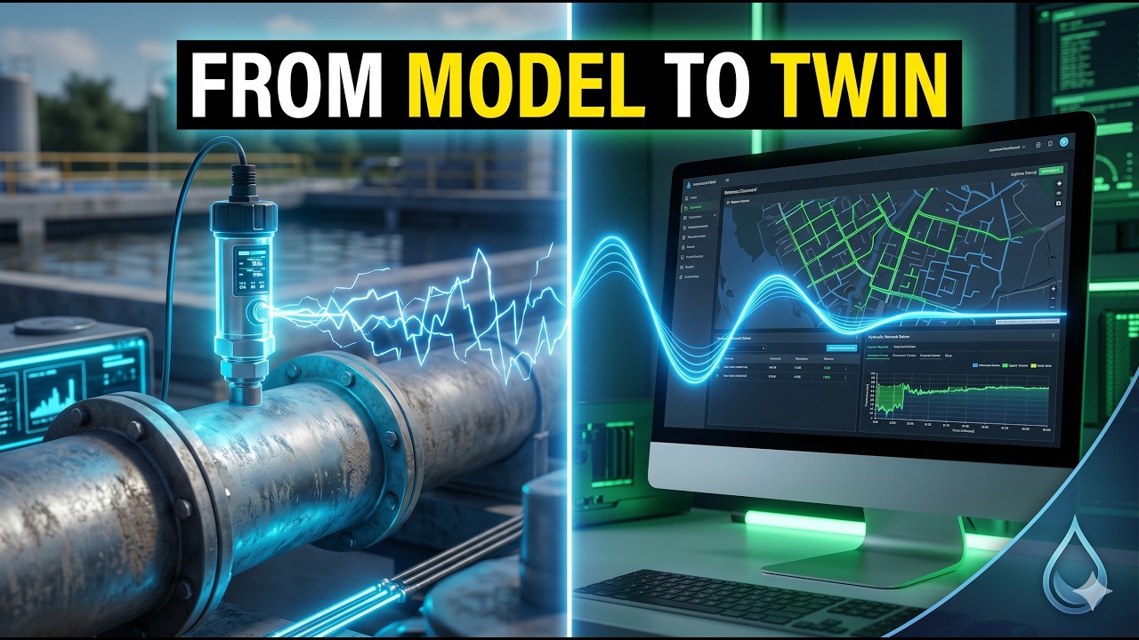 How do you actually transform a calibrated hydraulic model into a living Digital Twin?