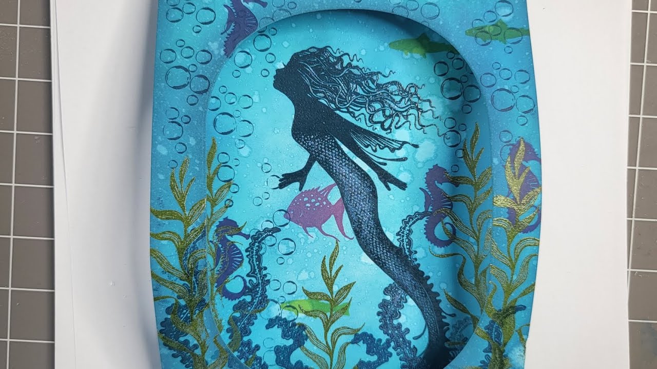 lavinia stamps 3d underwater EASY fun fold #68