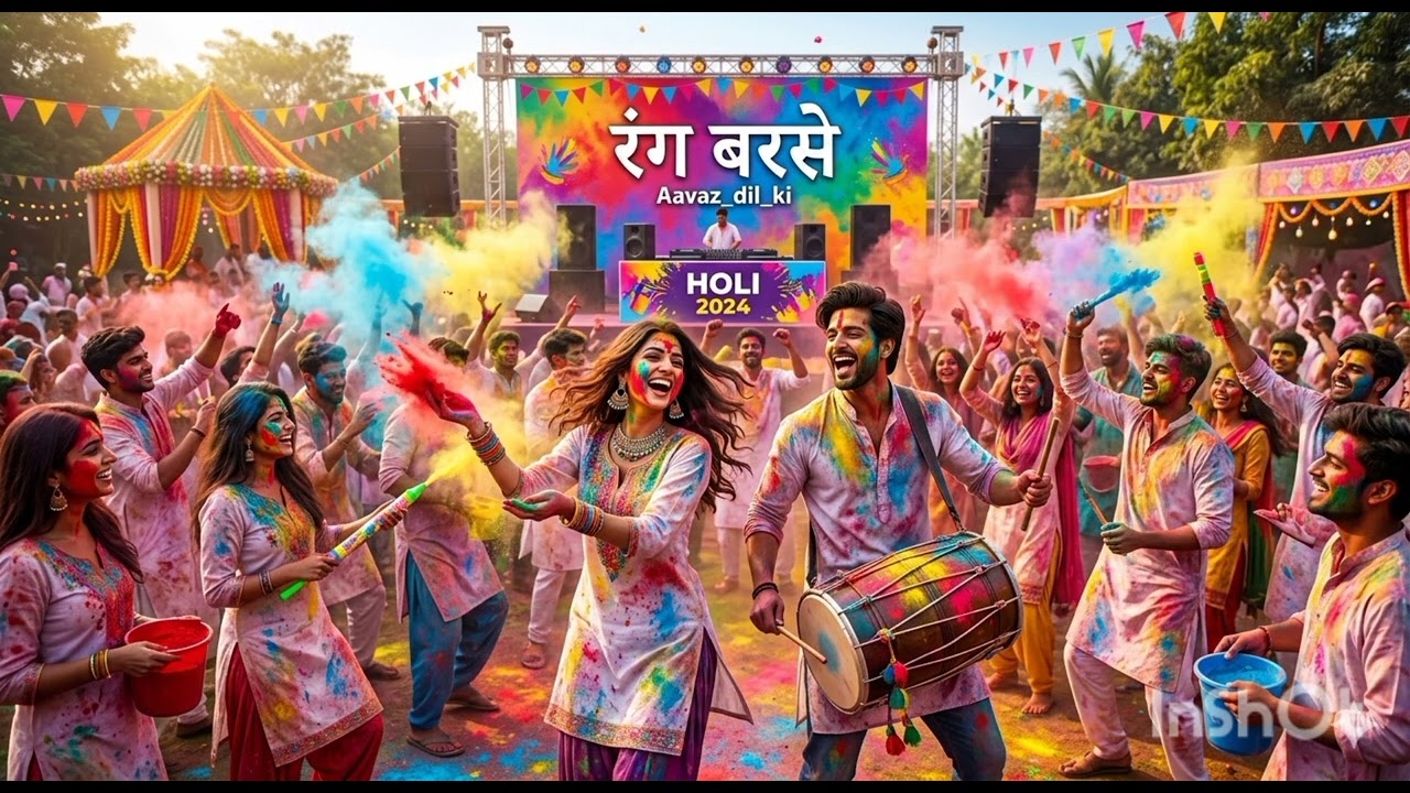 Rang barse #holi song 