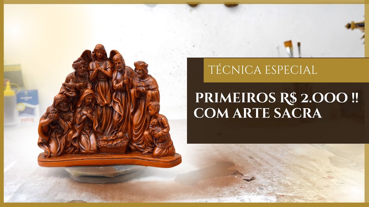 Do zero aos primeiros R$ 2.000 com Arte Sacra | Passo a passo