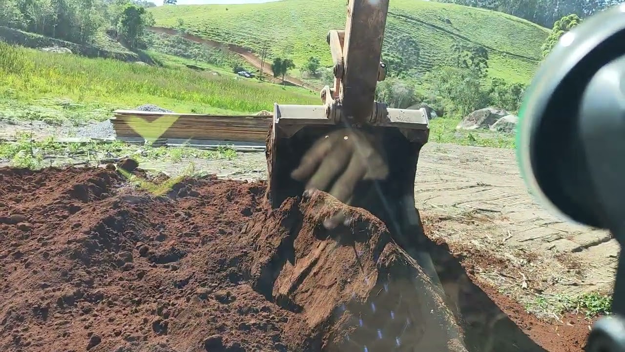 Como fazer barragem fazendo trincheira...