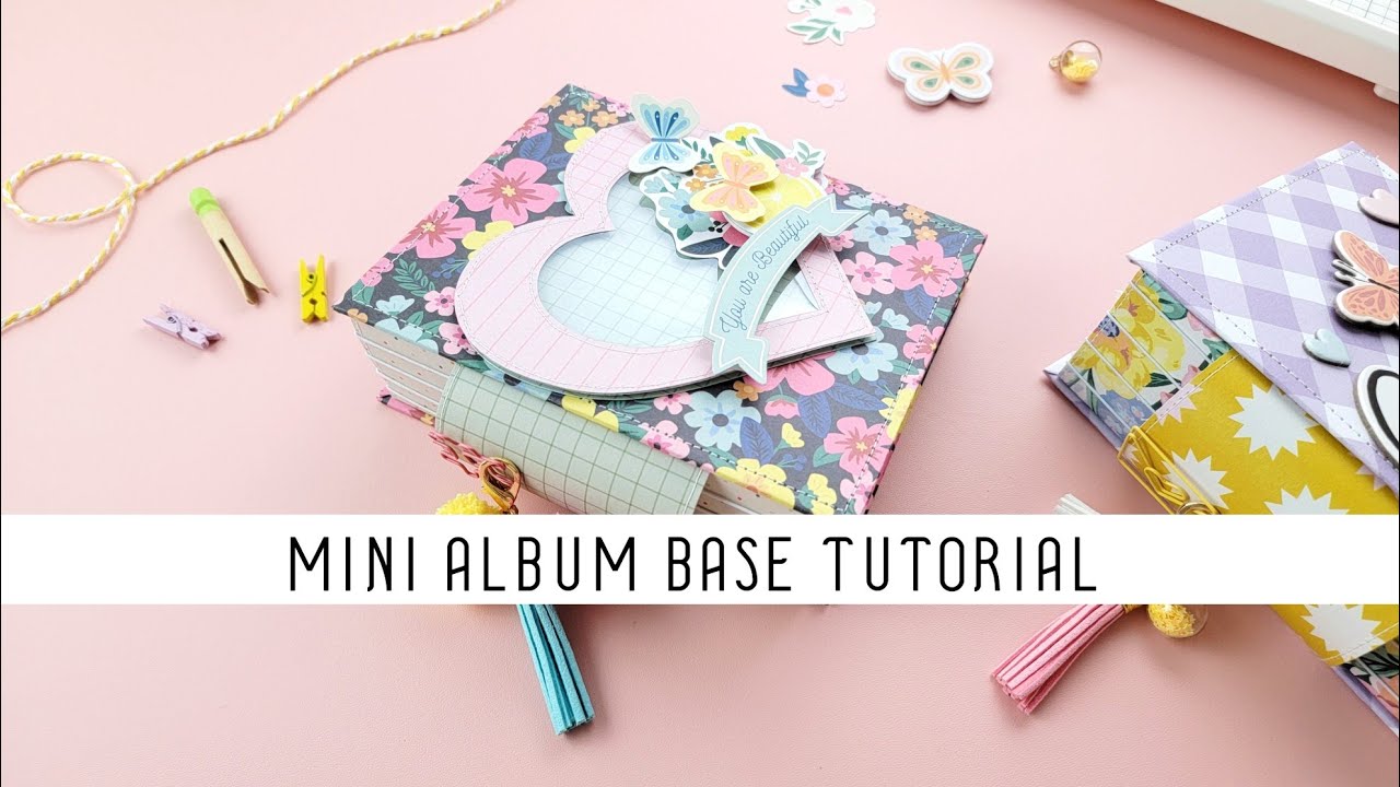Mini Album with Curved Spine | Base Tutorial