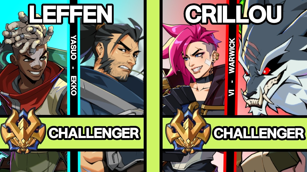 2XKO ▰ LEFFEN (Yasuo-Ekko) vs CRILLOU (Vi-Warwick) ▰ 2XKO Pro Replays