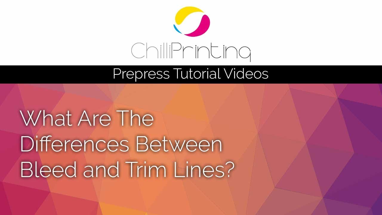 Tutorial: What Are The Differences Between Bleed and Trim Lines?