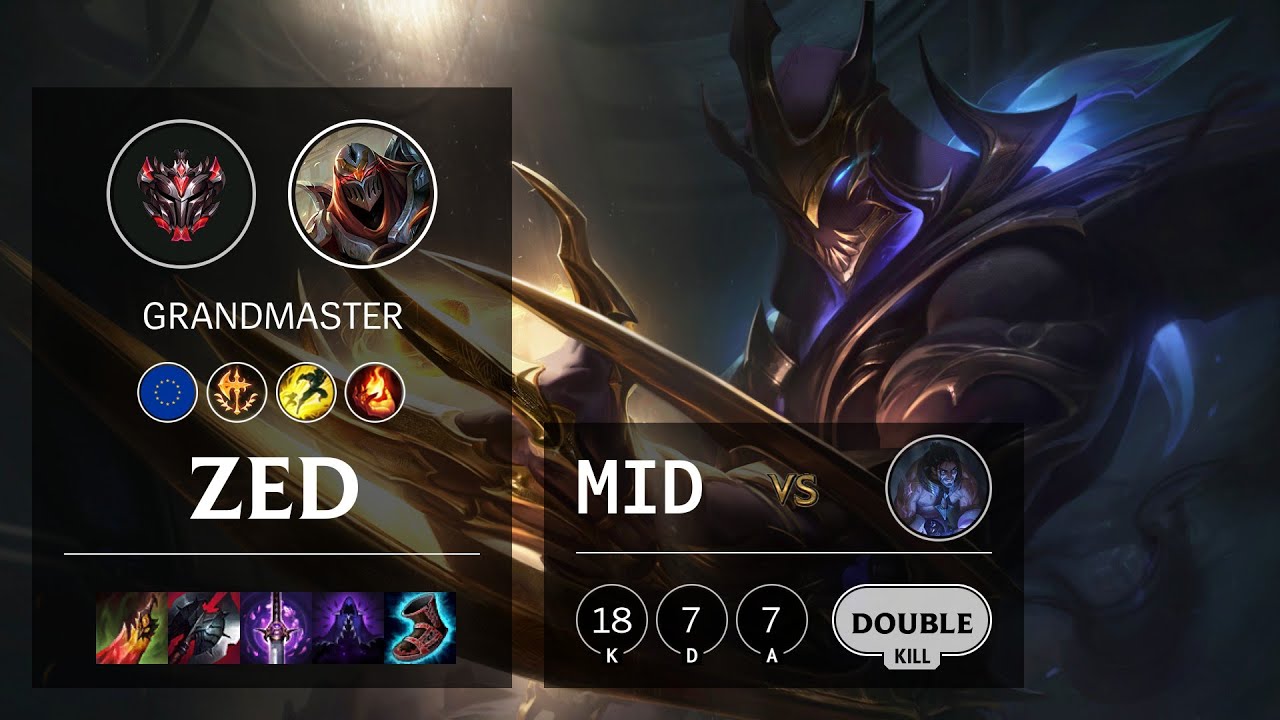 Zed Mid vs Sylas - EUW Grandmaster Patch 10.19