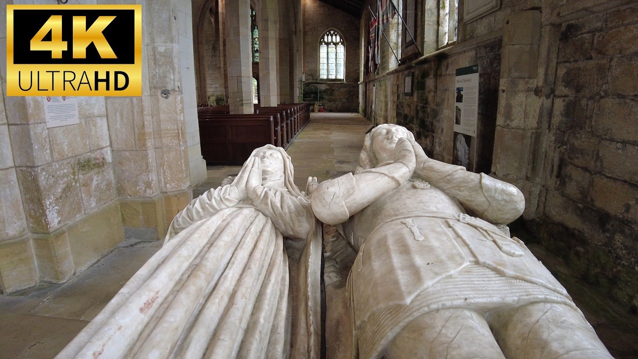 Amazing Medieval Tombs Exploring All Saints Church Harewood Estate Tour Leeds Yorkshire UK England